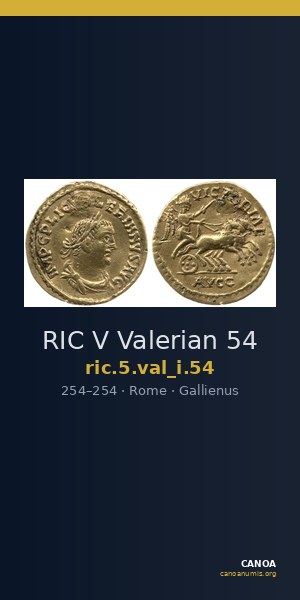 RIC V Valerian 54 — CANOA