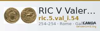 RIC V Valerian 54 — CANOA