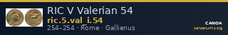 RIC V Valerian 54 — CANOA