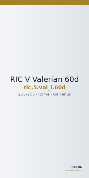 RIC V Valerian 60d — CANOA