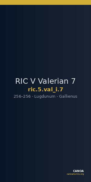 RIC V Valerian 7 — CANOA