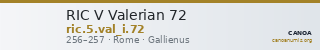 RIC V Valerian 72 — CANOA