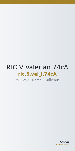 RIC V Valerian 74cA — CANOA