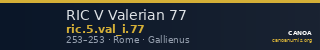 RIC V Valerian 77 — CANOA