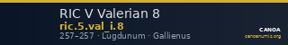 RIC V Valerian 8 — CANOA