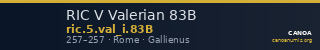 RIC V Valerian 83B — CANOA