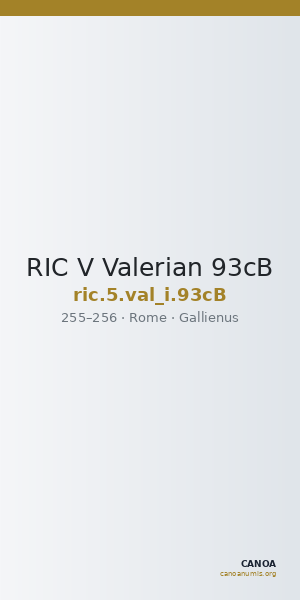 RIC V Valerian 93cB — CANOA