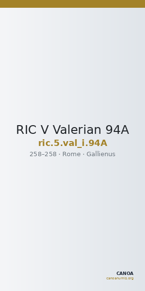 RIC V Valerian 94A — CANOA
