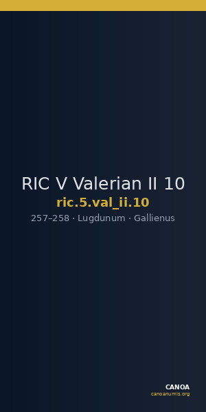 RIC V Valerian II 10 — CANOA