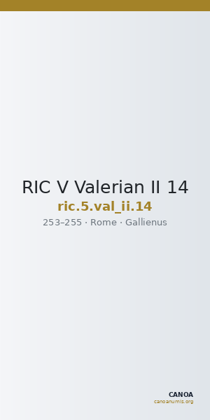 RIC V Valerian II 14 — CANOA