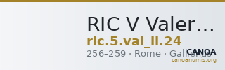 RIC V Valerian II 24 — CANOA