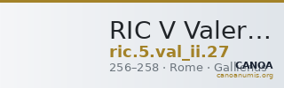 RIC V Valerian II 27 — CANOA