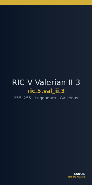 RIC V Valerian II 3 — CANOA