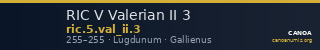 RIC V Valerian II 3 — CANOA
