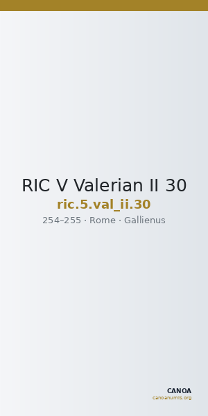 RIC V Valerian II 30 — CANOA