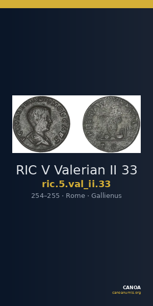 RIC V Valerian II 33 — CANOA