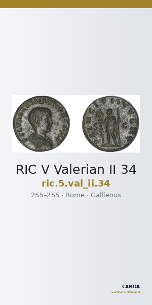 RIC V Valerian II 34 — CANOA