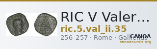 RIC V Valerian II 35 — CANOA