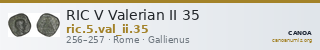 RIC V Valerian II 35 — CANOA