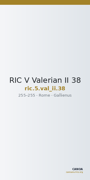 RIC V Valerian II 38 — CANOA
