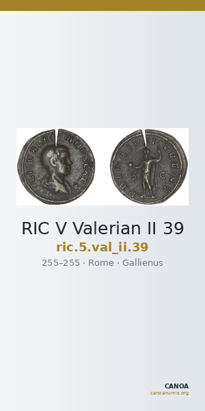 RIC V Valerian II 39 — CANOA