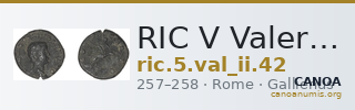 RIC V Valerian II 42 — CANOA