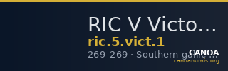 RIC V Victorinus 1 — CANOA