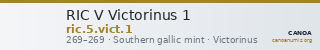 RIC V Victorinus 1 — CANOA