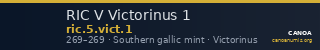 RIC V Victorinus 1 — CANOA