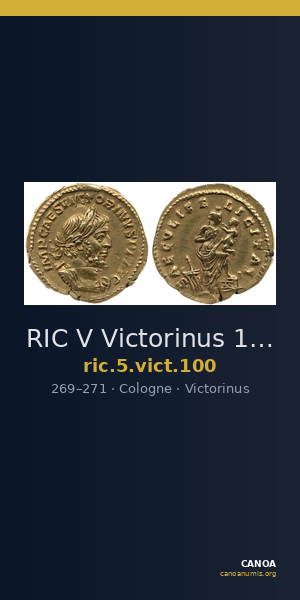 RIC V Victorinus 100 — CANOA