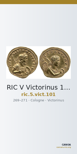 RIC V Victorinus 101 — CANOA
