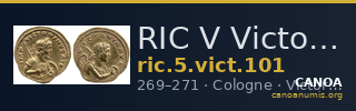 RIC V Victorinus 101 — CANOA