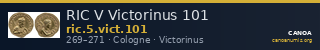 RIC V Victorinus 101 — CANOA