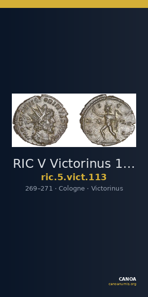 RIC V Victorinus 113 — CANOA