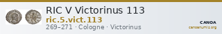 RIC V Victorinus 113 — CANOA