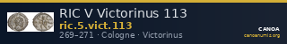 RIC V Victorinus 113 — CANOA
