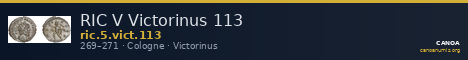 RIC V Victorinus 113 — CANOA