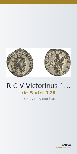 RIC V Victorinus 126 — CANOA
