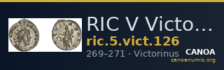 RIC V Victorinus 126 — CANOA