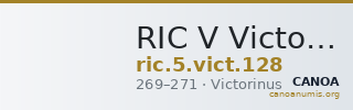 RIC V Victorinus 128 — CANOA