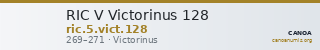 RIC V Victorinus 128 — CANOA