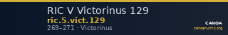 RIC V Victorinus 129 — CANOA