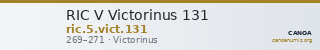 RIC V Victorinus 131 — CANOA