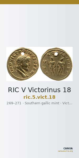 RIC V Victorinus 18 — CANOA
