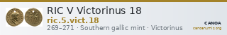 RIC V Victorinus 18 — CANOA
