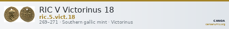 RIC V Victorinus 18 — CANOA