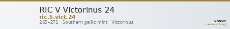 RIC V Victorinus 24 — CANOA
