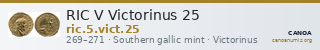 RIC V Victorinus 25 — CANOA