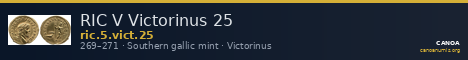 RIC V Victorinus 25 — CANOA