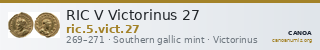 RIC V Victorinus 27 — CANOA